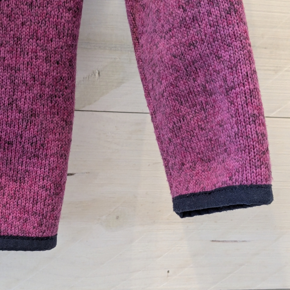 🌄 L.L. Bean Girl's Heathered Purple / Pink Sweater Jacket; Size: 2T - Picture 4 of 7